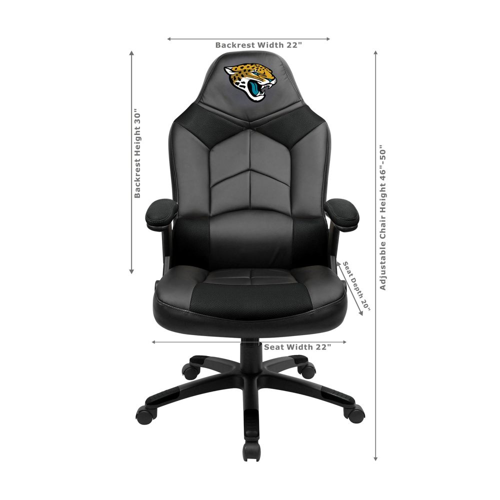 Jacksonville Jaguars Office Gamer Chair Dimensions