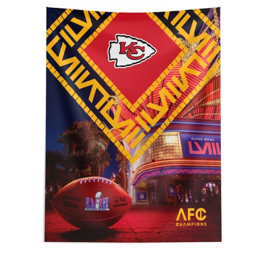 Kansas City Chiefs 50 x 60 Super Bowl Wall Hanging