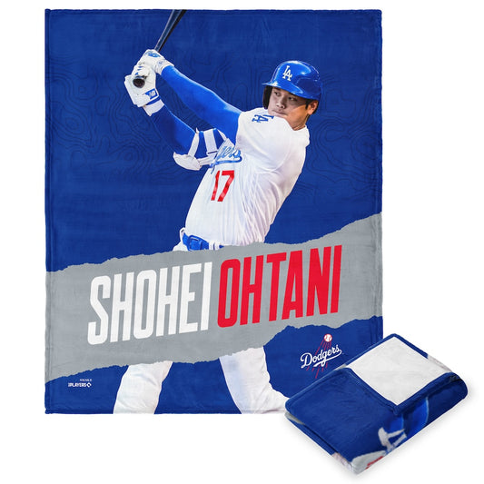 Los Angeles Dodgers Shohei Ohtani silk touch throw blanket