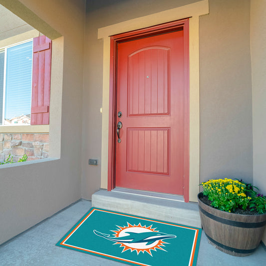 Miami Dolphins Front Door Mat