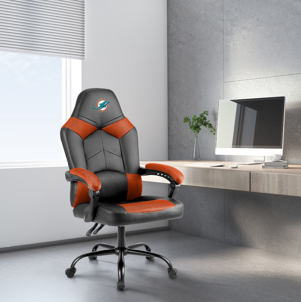 Miami Dolphins Office Gamer Chair Lifestyle