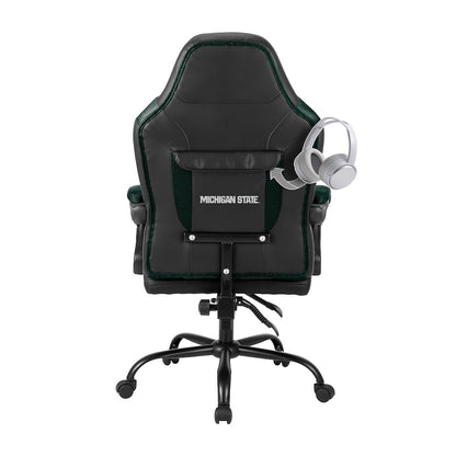 Michigan State Spartans Office Gamer Chair Back