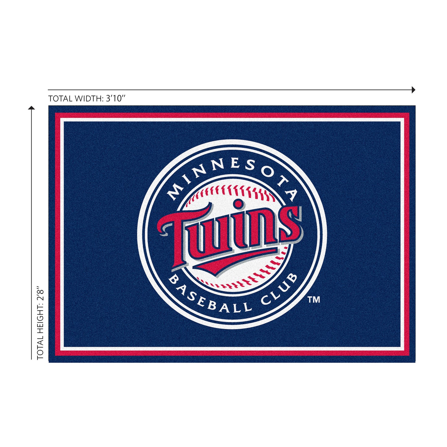 Minnesota Twins Welcome Mat Dimensions