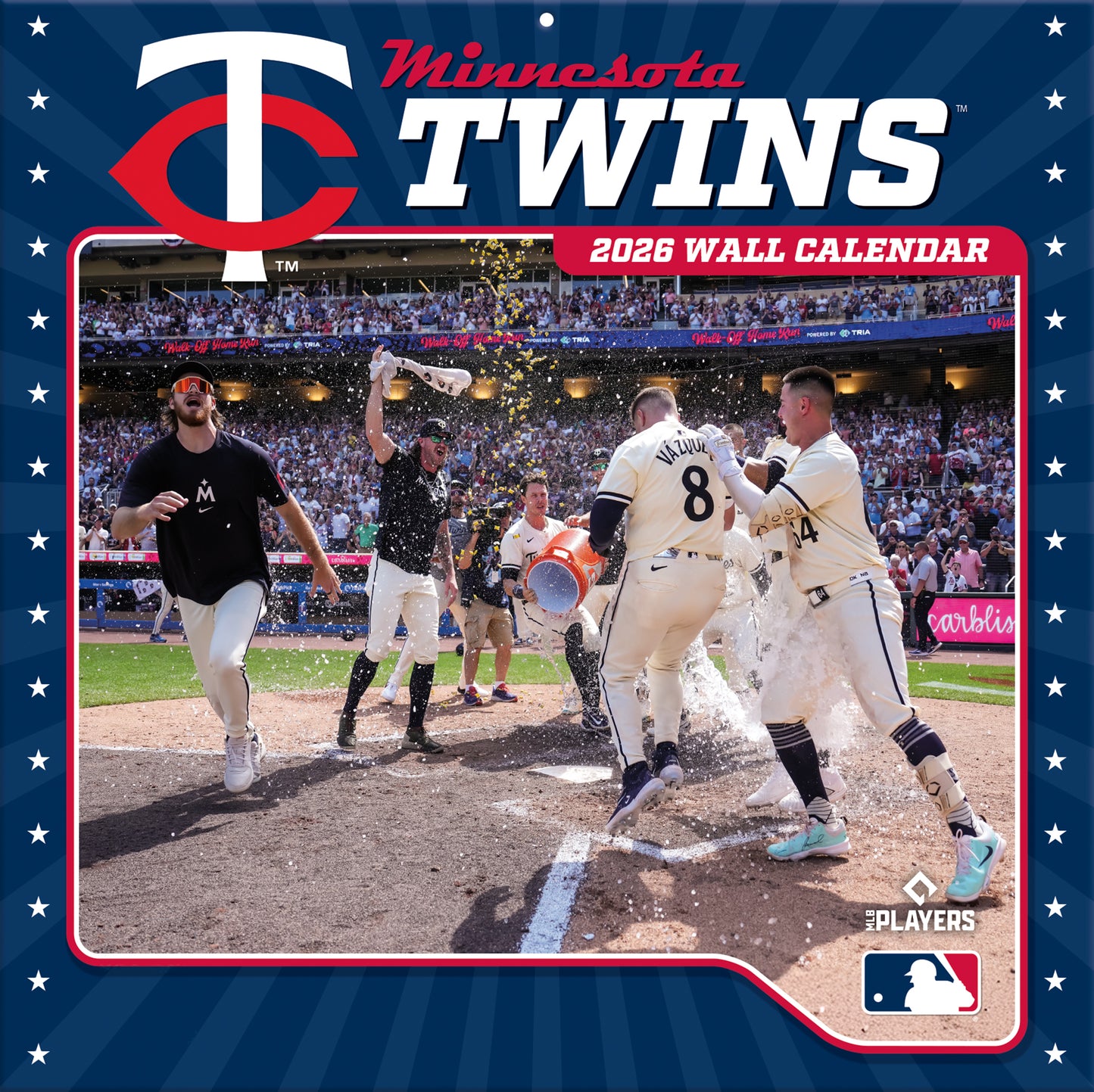 Minnesota Twins Team Photos Wall Calendar