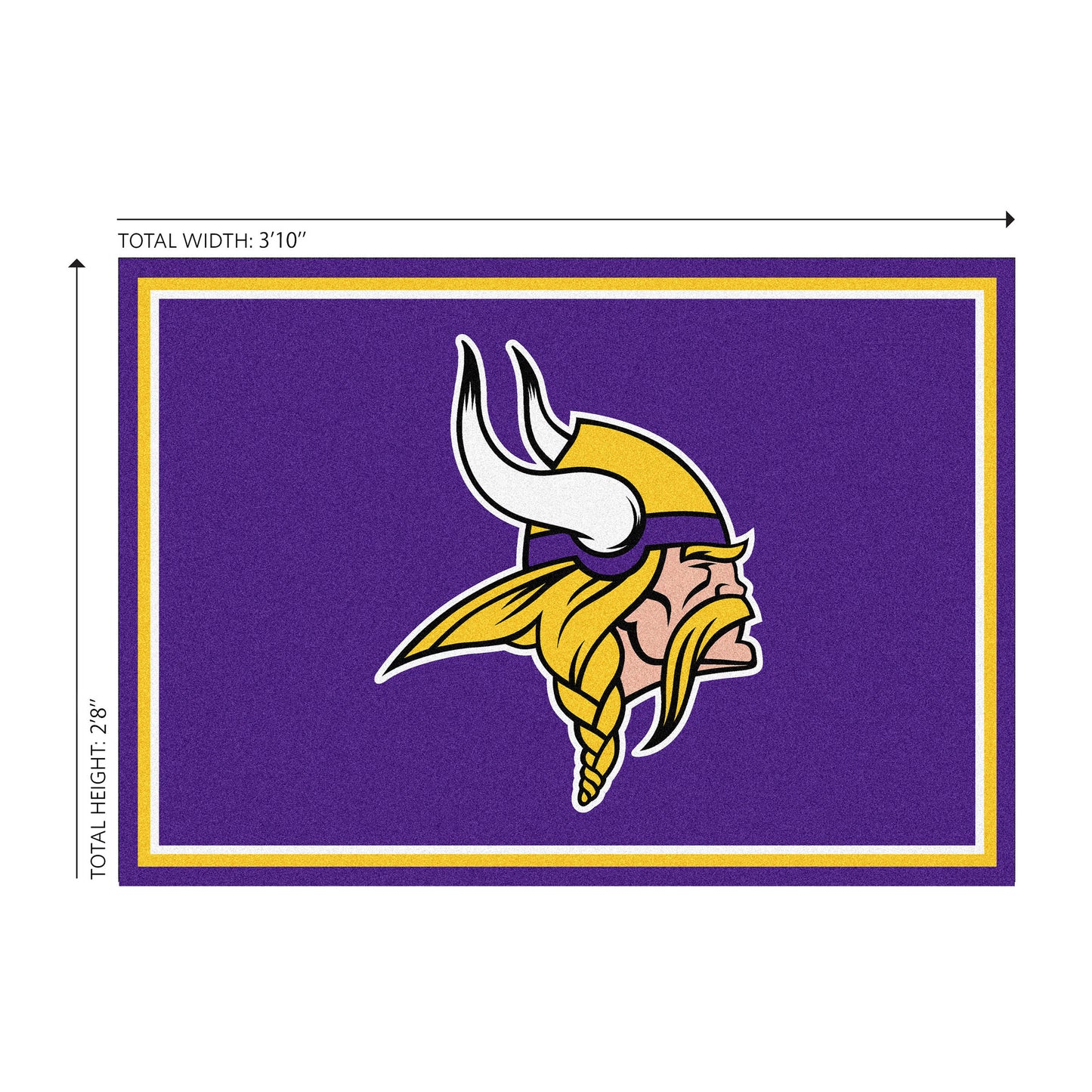 Minnesota Vikings Welcome Mat Dimensions