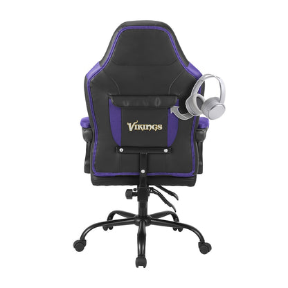 Minnesota Vikings Office Gamer Chair Back