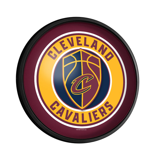 Cleveland Cavaliers Slimline Round Lighted Wall Sign