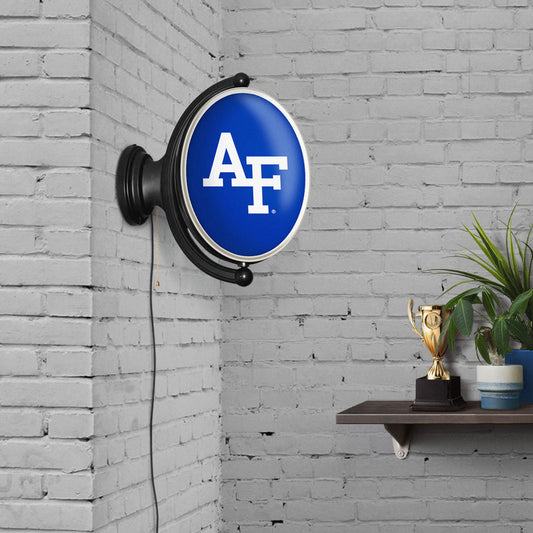 Air Force Falcons Oval Rotating Wall Sign Room View