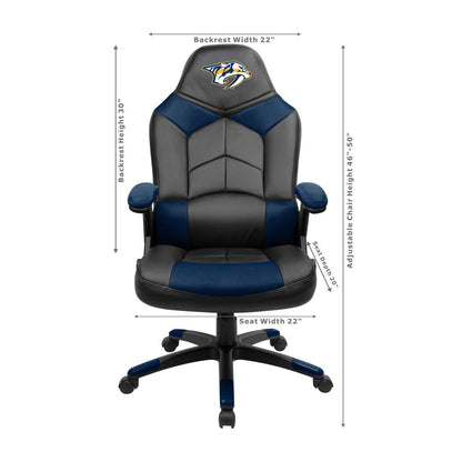Nashville Predators Office Gamer Chair Dimensions