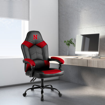 Nebraska Cornhuskers Office Gamer Chair Lifestyle