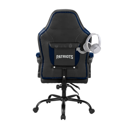 New England Patriots Office Gamer Chair Back