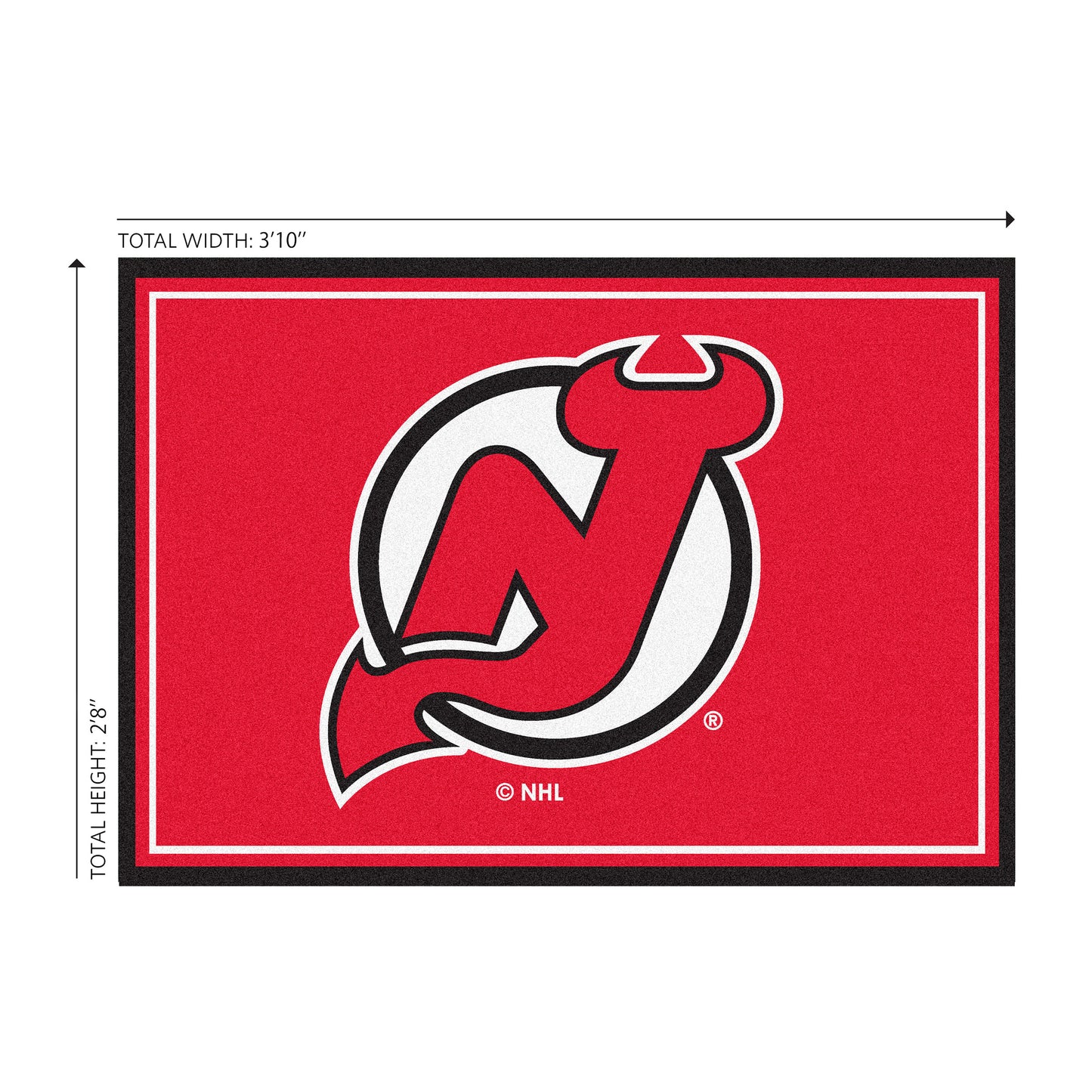 New Jersey Devils Welcome Mat Dimensions