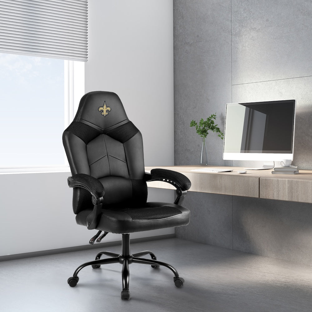 New Orleans Saints Office Gamer Chair Lifestyle
