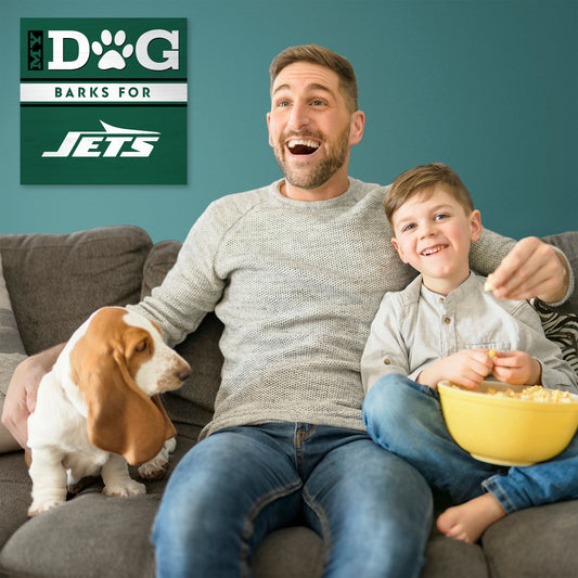 New York Jets my dog art sign