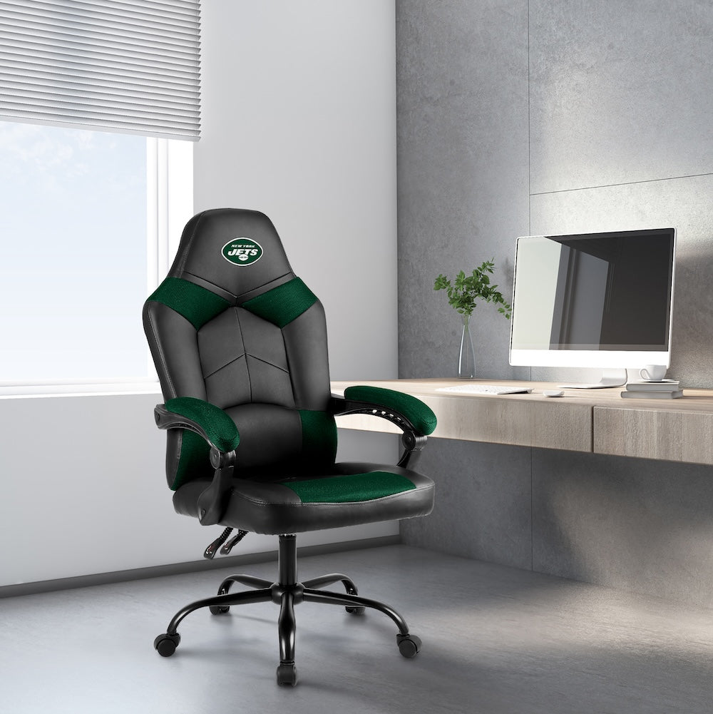 New York Jets Office Gamer Chair Lifestyle