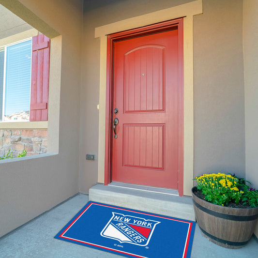 New York Rangers Front Door Mat