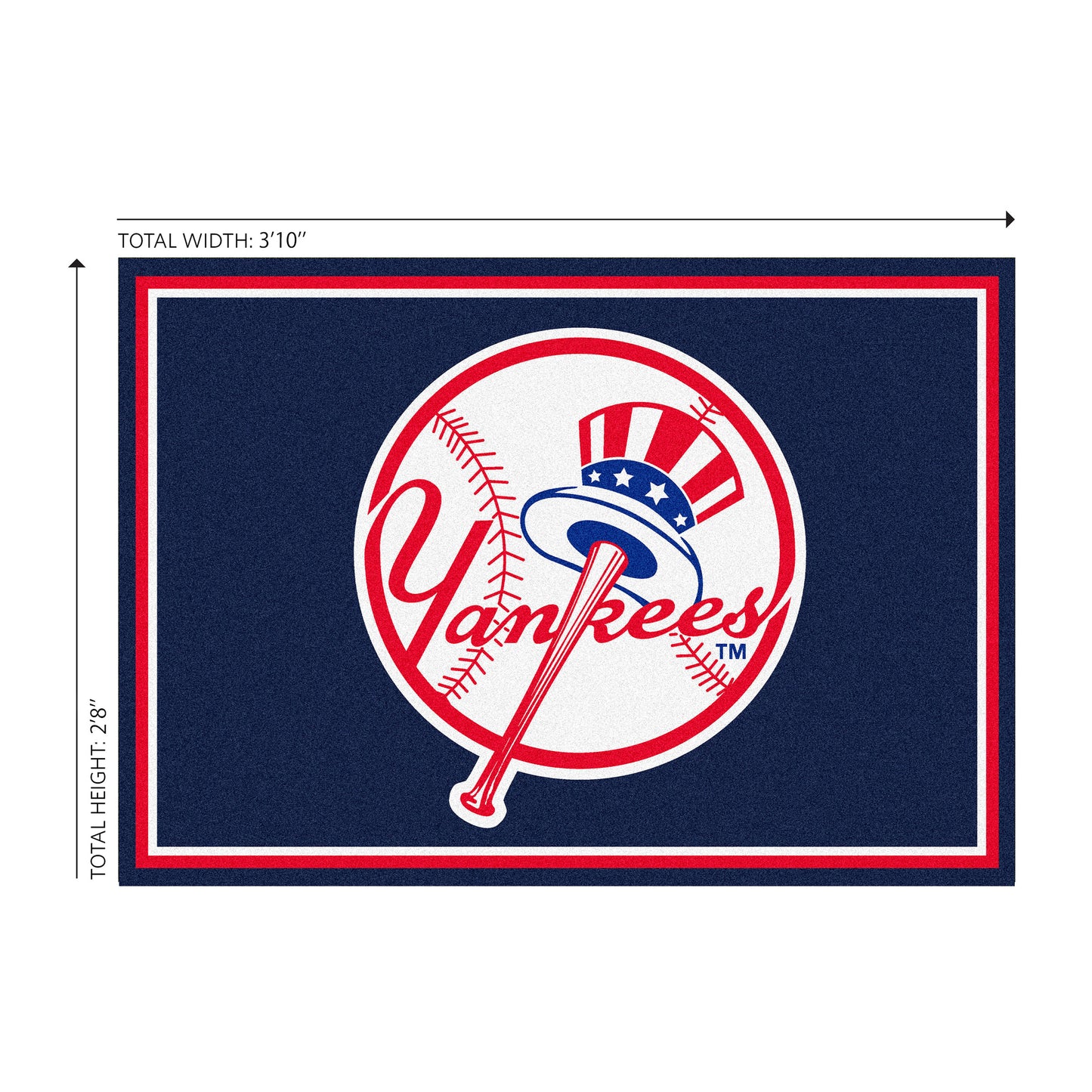 New York Yankees Welcome Mat Dimensions