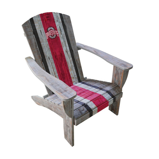 Ohio State Buckeyes Outdoor Adirondack Chair