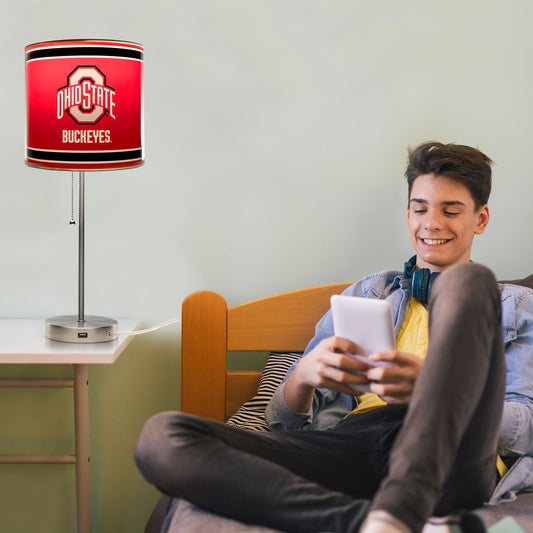 Ohio State Buckeyes reading lamp