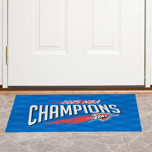 Oklahoma City Thunder NBA Champions floor mat
