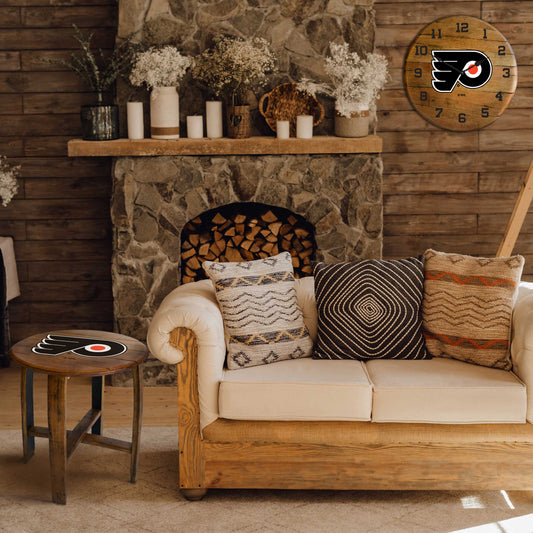 Philadelphia Flyers whiskey barrel wall clock Lifestyle