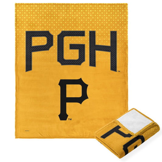 Pittsburgh Pirates CITY CONNECT silk touch throw blanket