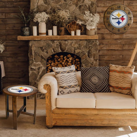 Pittsburgh Steelers whiskey barrel wall clock Lifestyle