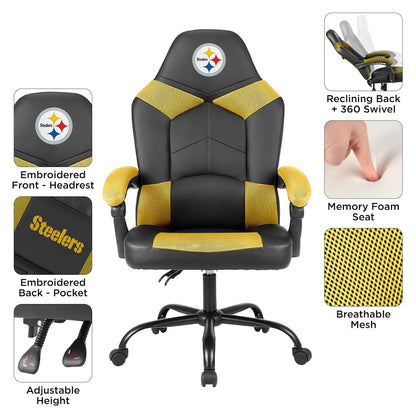 Pittsburgh Steelers Office Gamer Chair Features