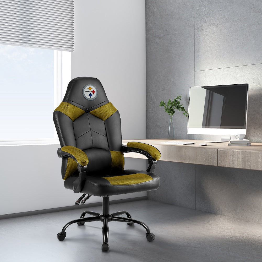 Pittsburgh Steelers Office Gamer Chair Lifestyle