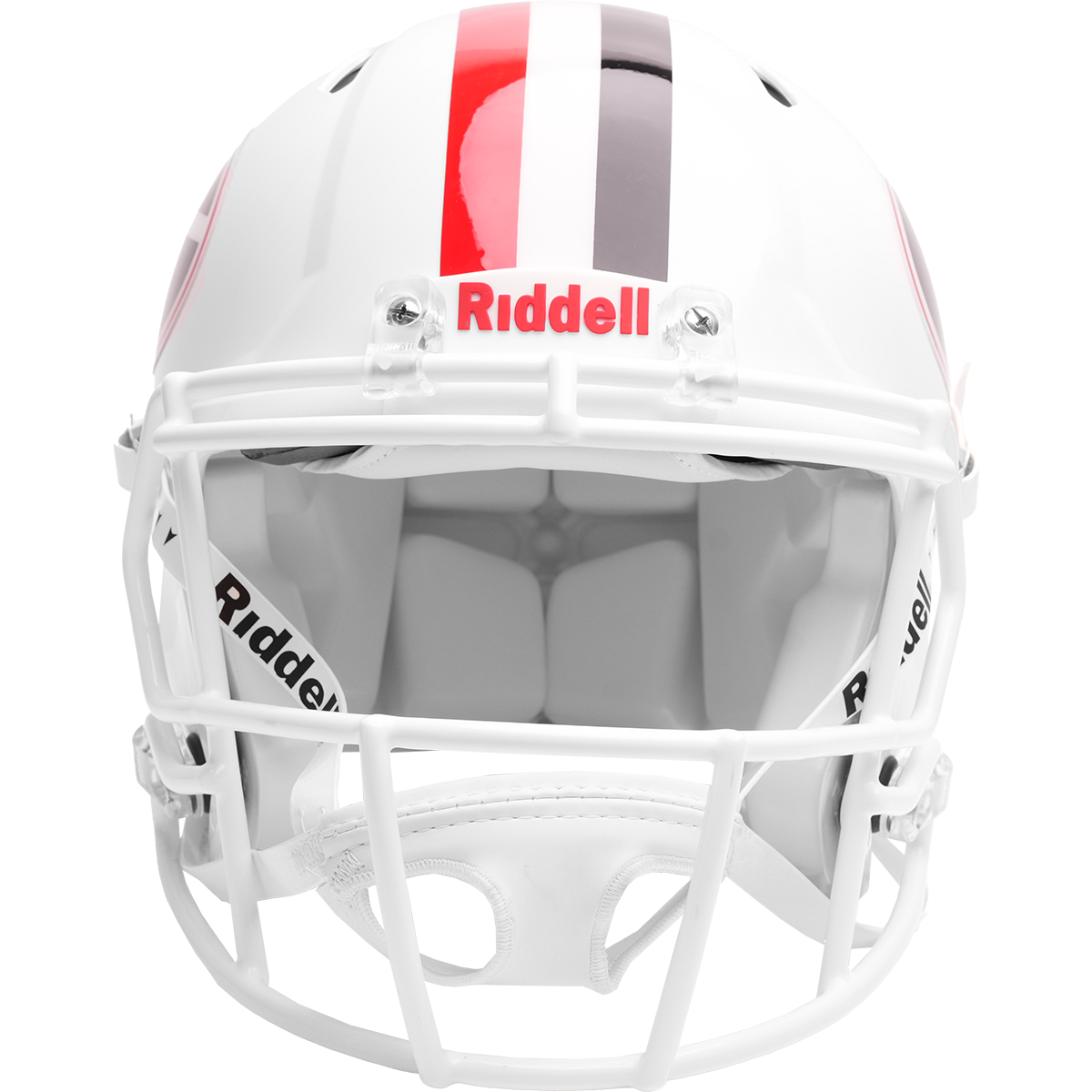 Georgia Bulldogs WHITE authentic full size helmet front view