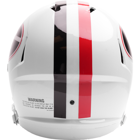 Georgia Bulldogs full size White replica helmet back