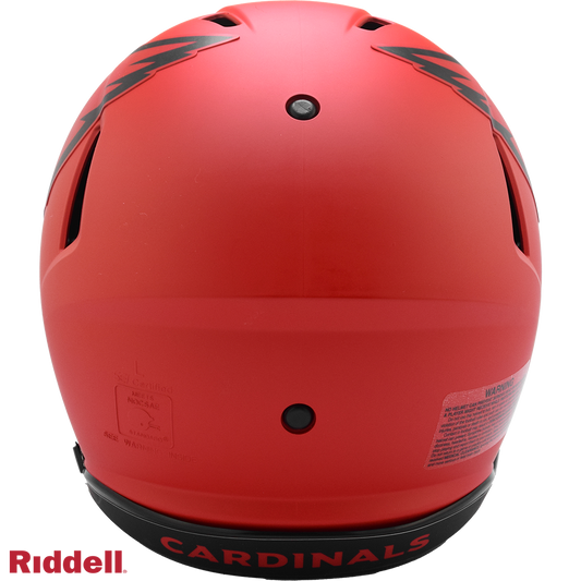 Arizona Cardinals Authentic Rave full size football helmet BACK