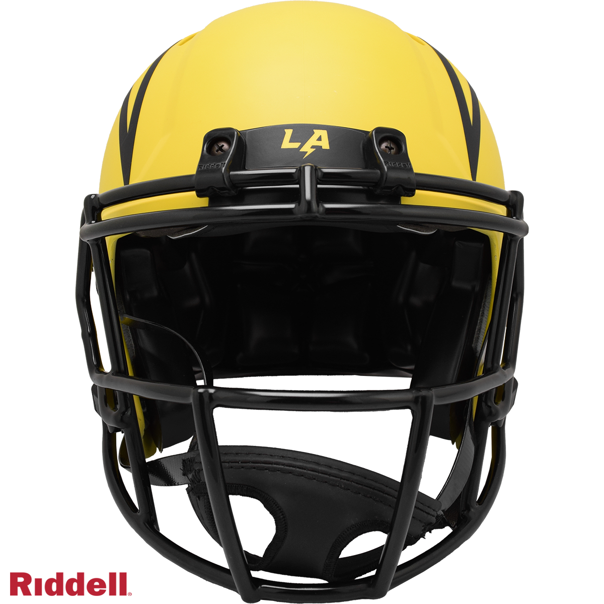 Los Angeles Chargers authentic rave full size football helmet FRONT