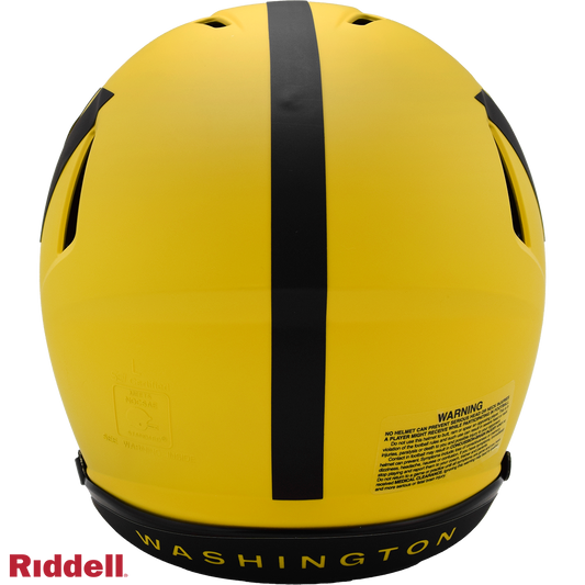Washington Commanders authentic rave full size football helmet BACK