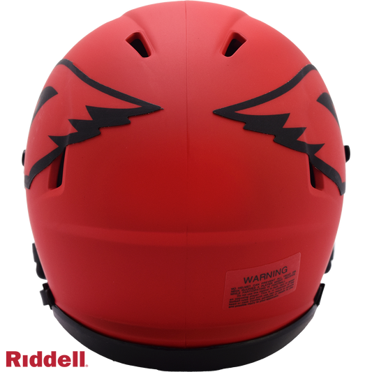 Arizona Cardinals rave mini helmet BACK