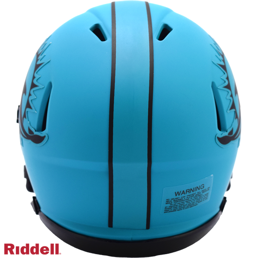 Miami Dolphins rave mini helmet BACK