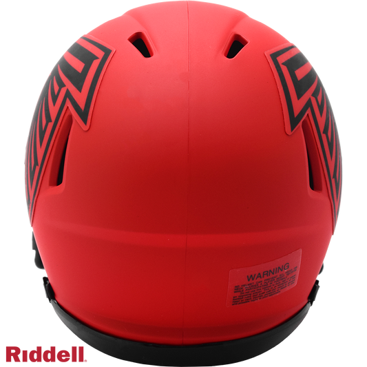 Atlanta Falcons rave mini helmet BACK