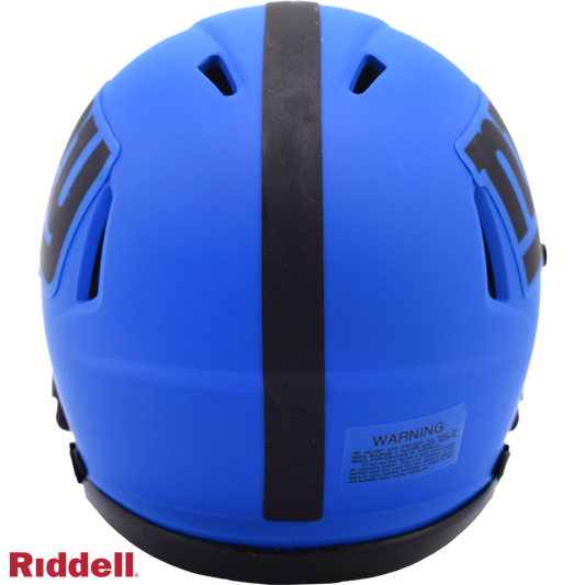 New York Giants rave mini helmet BACK
