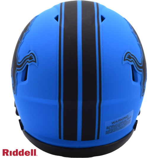 Detroit Lions rave mini helmet BACK