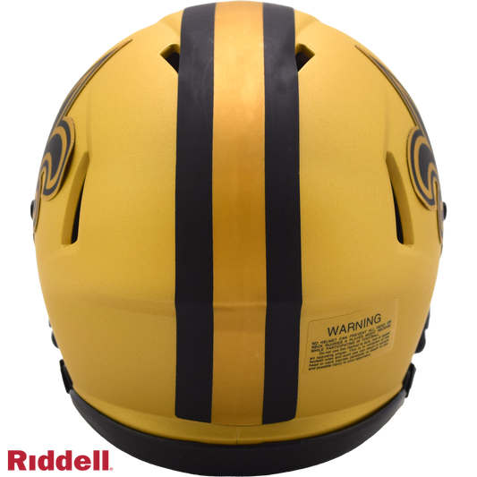 New Orleans Saints rave mini helmet BACK