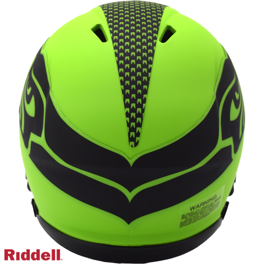 Seattle Seahawks rave mini helmet BACK