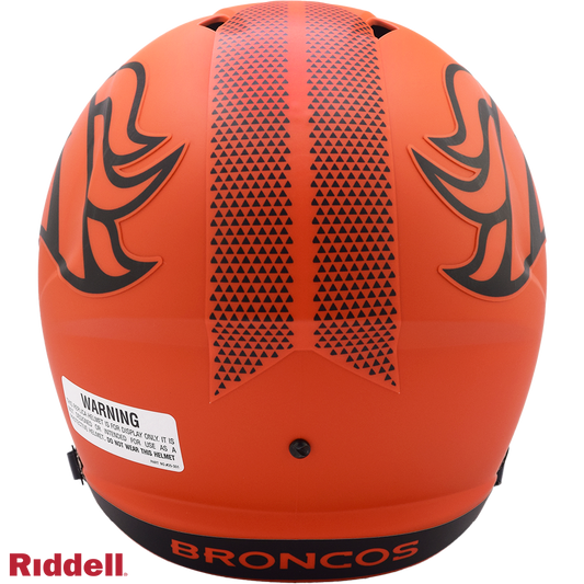 Denver Broncos Replica rave helmet BACK