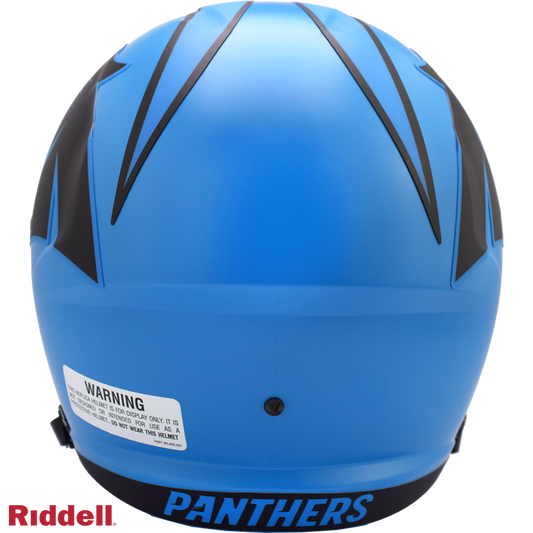 Carolina Panthers Replica rave helmet BACK