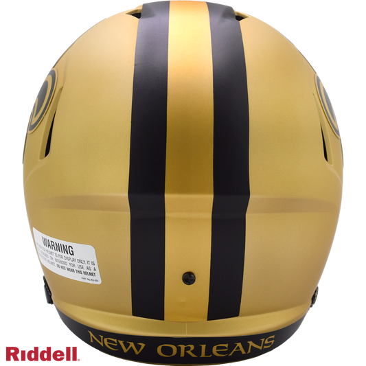 New Orleans Saints Replica rave helmet BACK