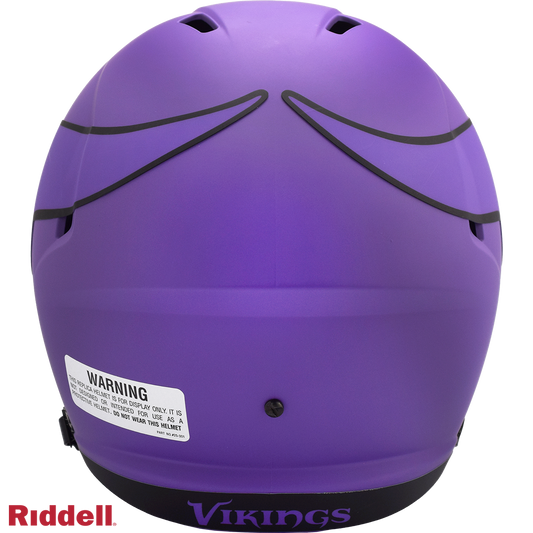 Minnesota Vikings Replica rave helmet BACK