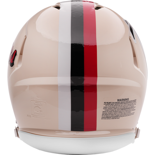 Atlanta Falcons Riddell Speed Retro Authentic Helmet – back view