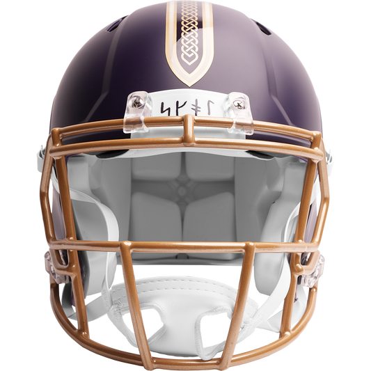 Minnesota Vikings authentic 2026 Rivalries Alternate full size helmet front view