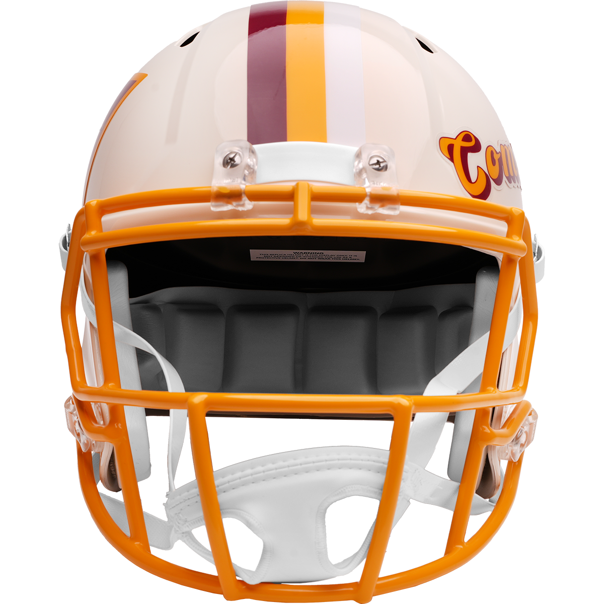 Washington Commanders Riddell Speed Retro Replica Helmet – front facemask view