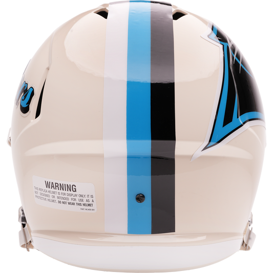 Carolina Panthers Riddell Speed Retro Replica Helmet – back view