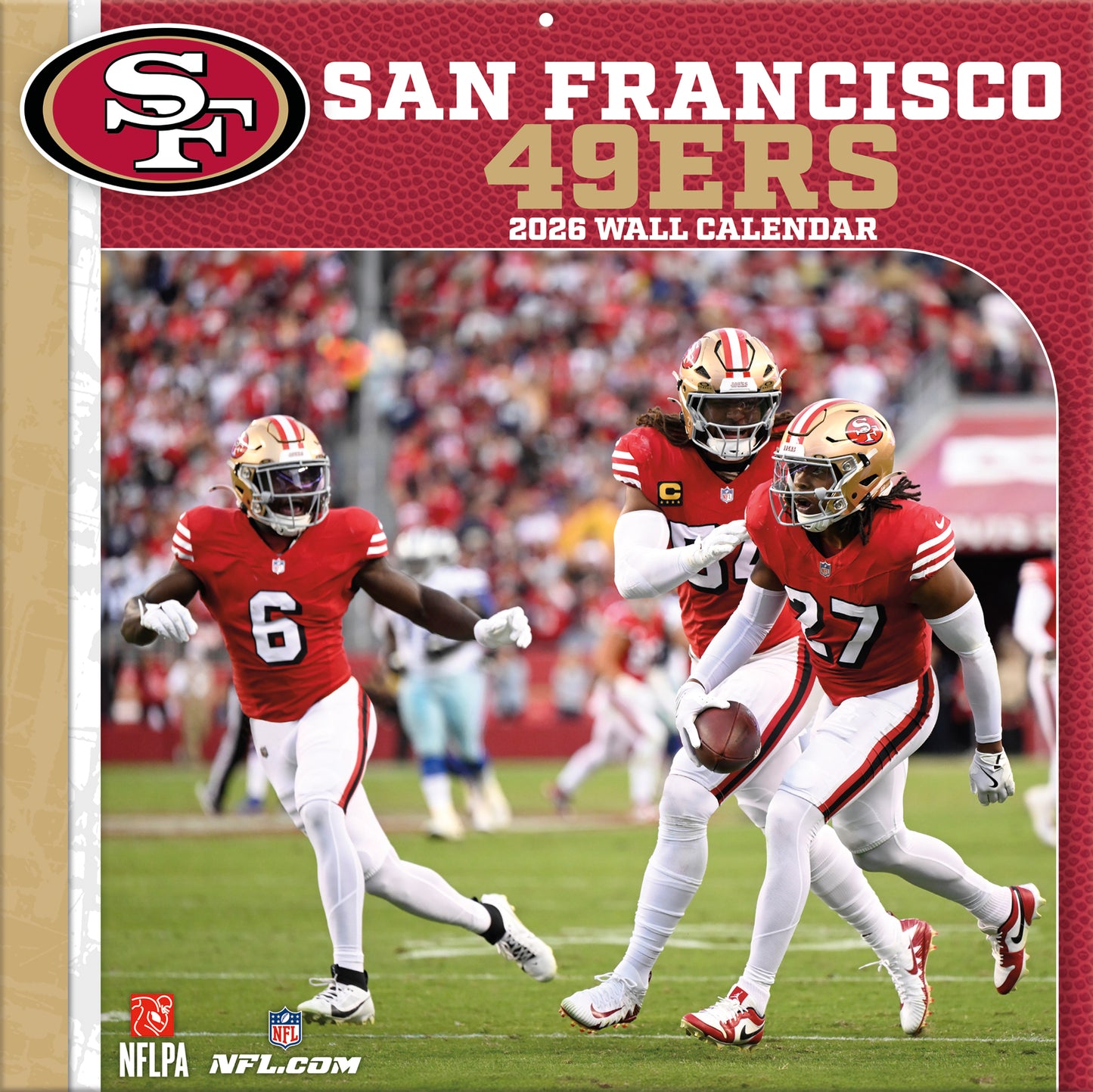 San Francisco 49ers Team Photos Wall Calendar